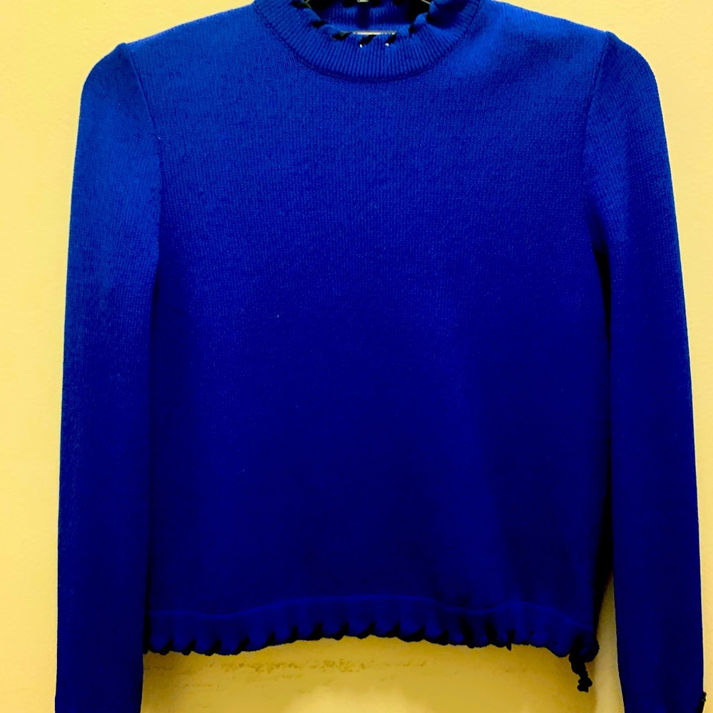 St. John royal blue outfit